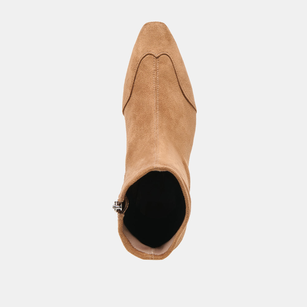 Dolce Vita SHOES | Anika Lt Brown Stella Suede Boots