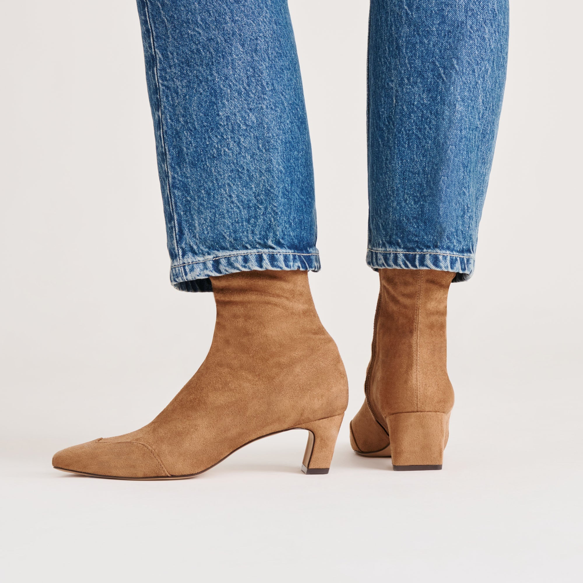 Dolce Vita SHOES | Anika Lt Brown Stella Suede Boots