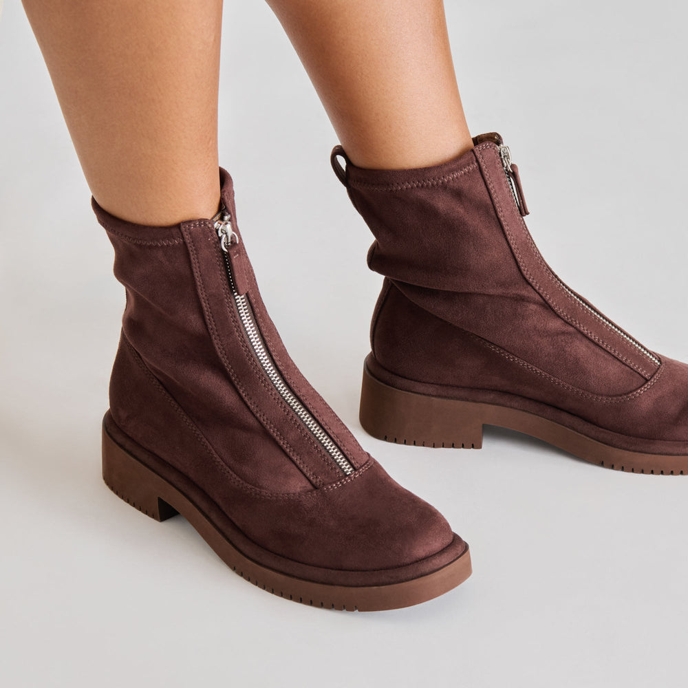 Dolce Vita SHOES | Shante Mahogany Stella Suede Boots