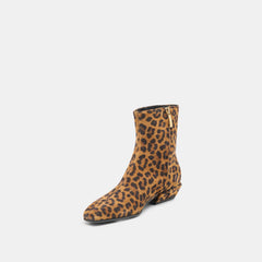 Dolce Vita SHOES | Joanie Leopard Printed Suede Booties