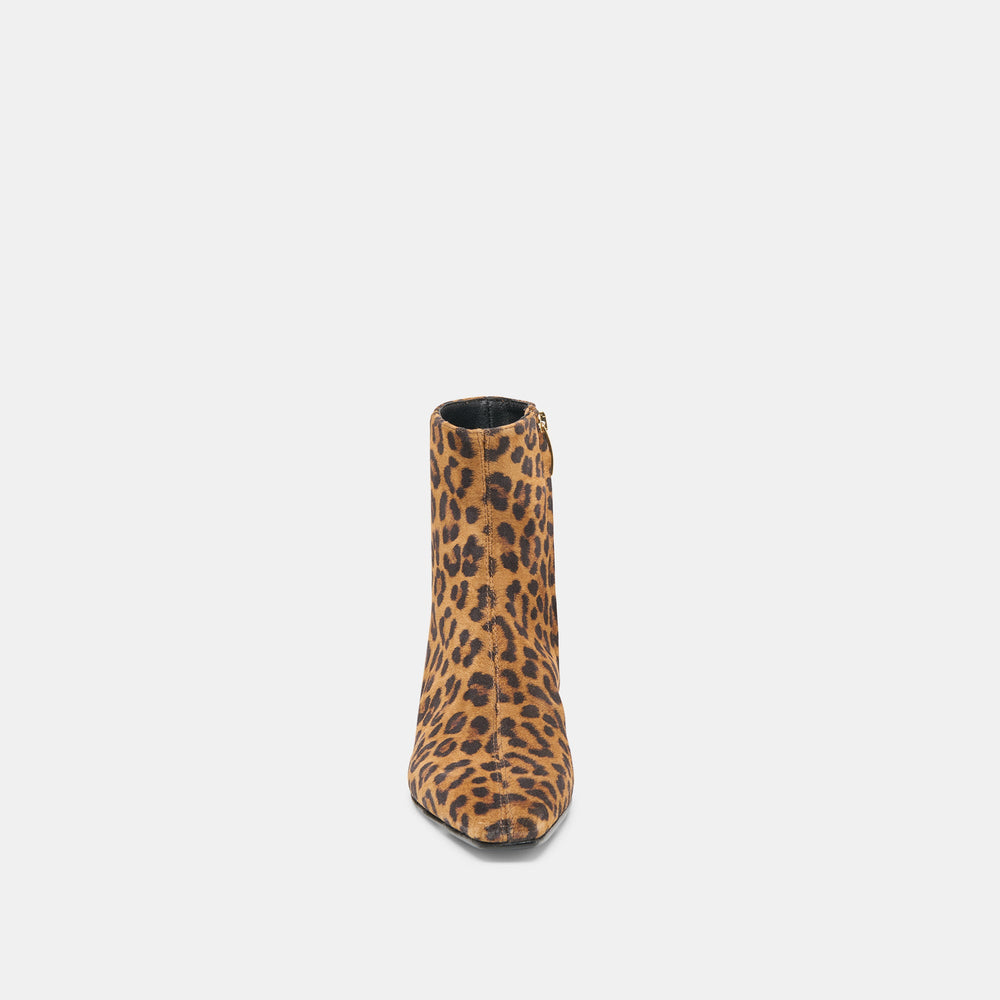 Dolce Vita SHOES | Joanie Leopard Printed Suede Booties