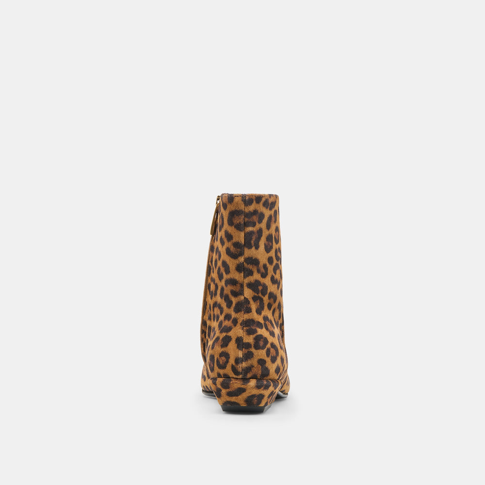 Dolce Vita SHOES | Joanie Leopard Printed Suede Booties