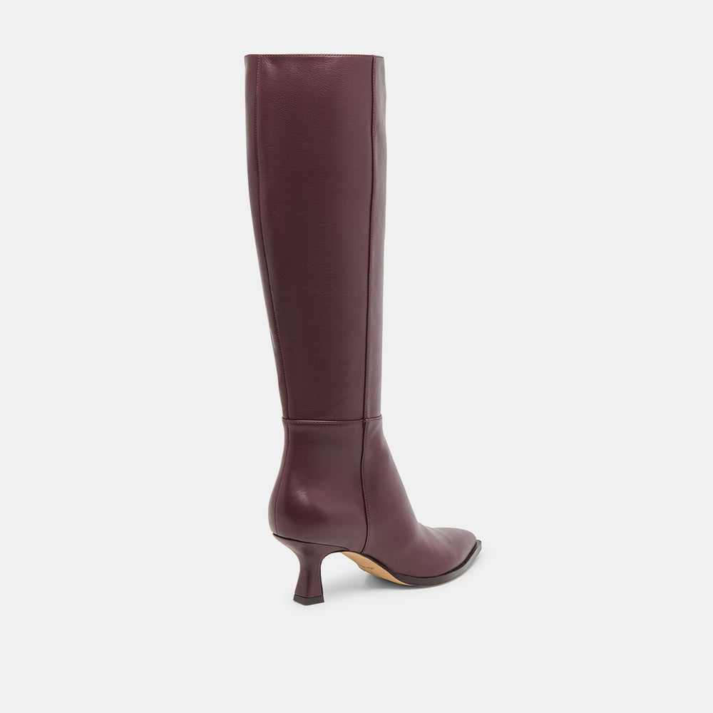 Dolce Vita SHOES | Auggie Wine Leather Boots