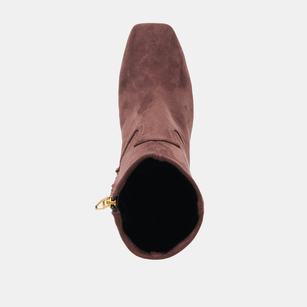 Dolce Vita SHOES | Roan Mahogany Stella Suede Boots