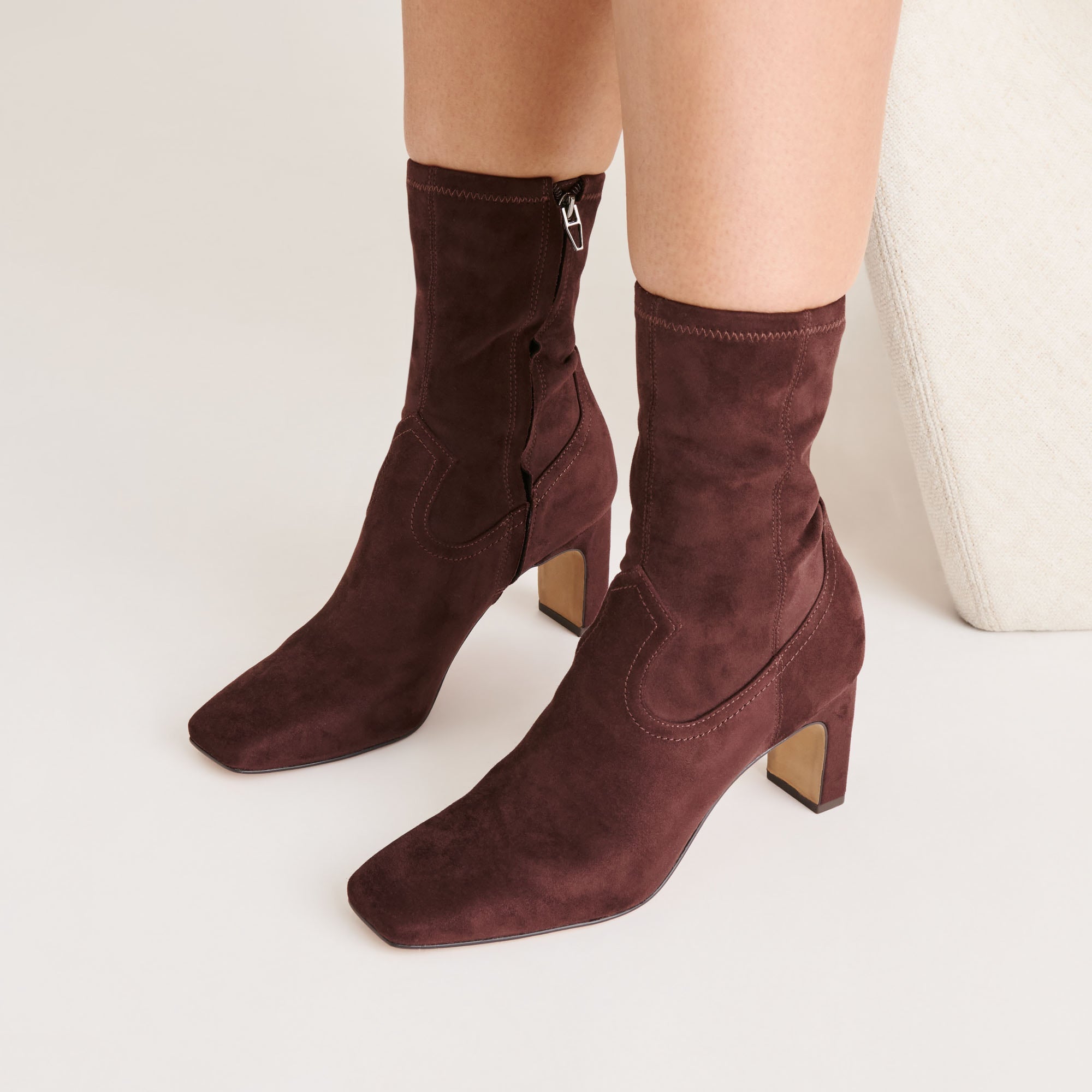 Dolce Vita SHOES | Roan Mahogany Stella Suede Boots
