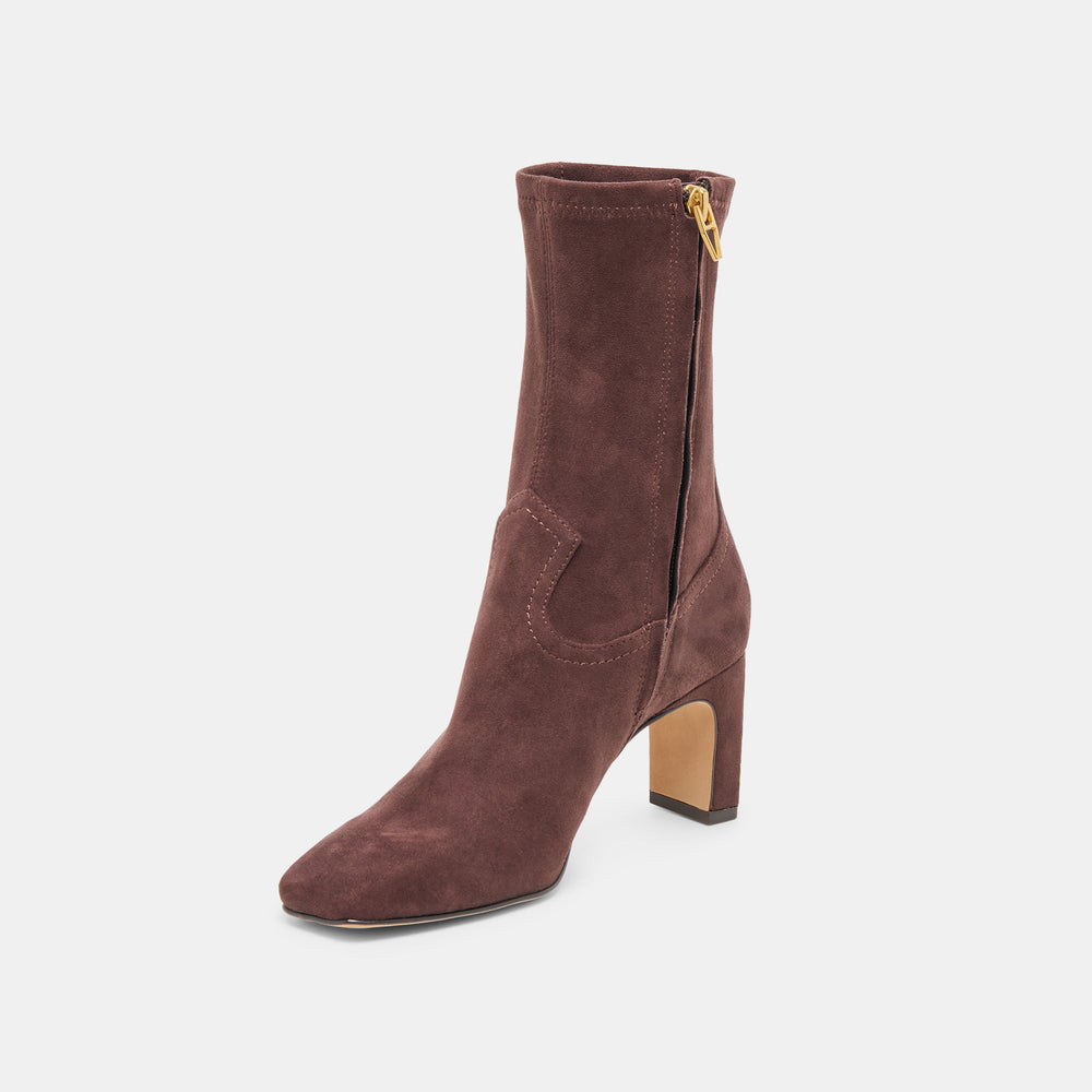 Dolce Vita SHOES | Roan Mahogany Stella Suede Boots