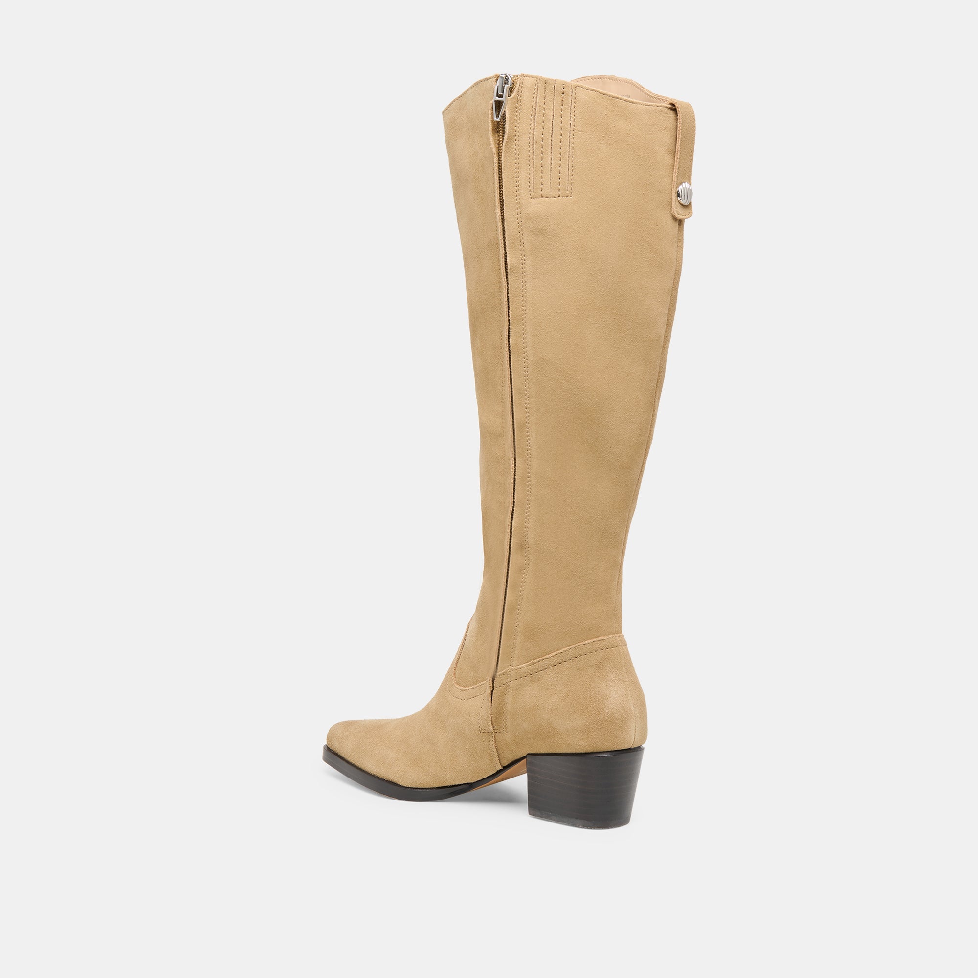 Dolce Vita SHOES | Virona H2O Waterproof Dk Taupe Suede Wide Calf Boots