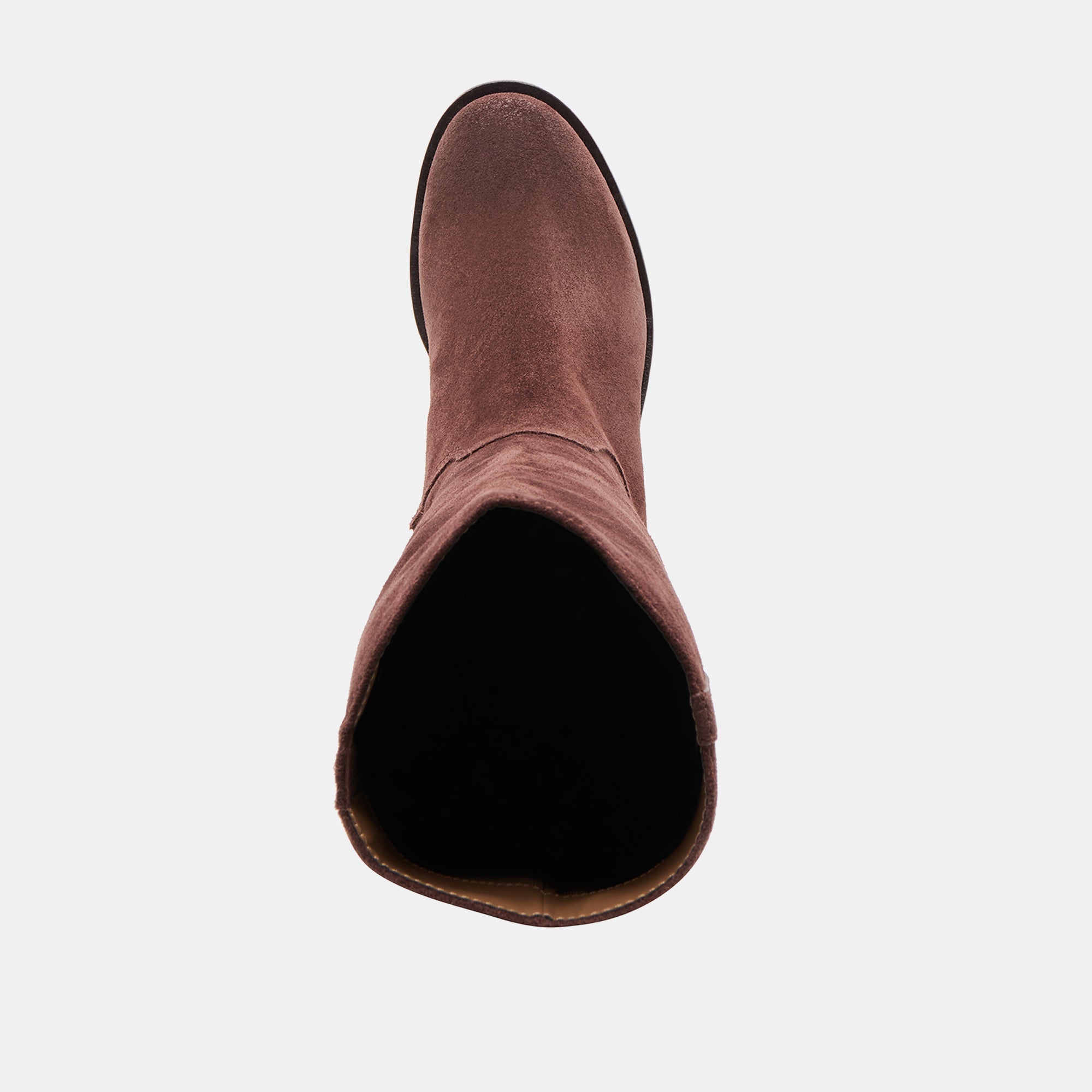 Dolce Vita SHOES | Kilian H2O Waterproof Mahogany Suede Wide Calf Boots