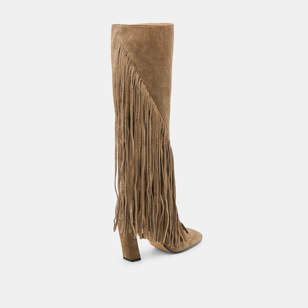 Dolce Vita SHOES | Giano Olive Suede Boots