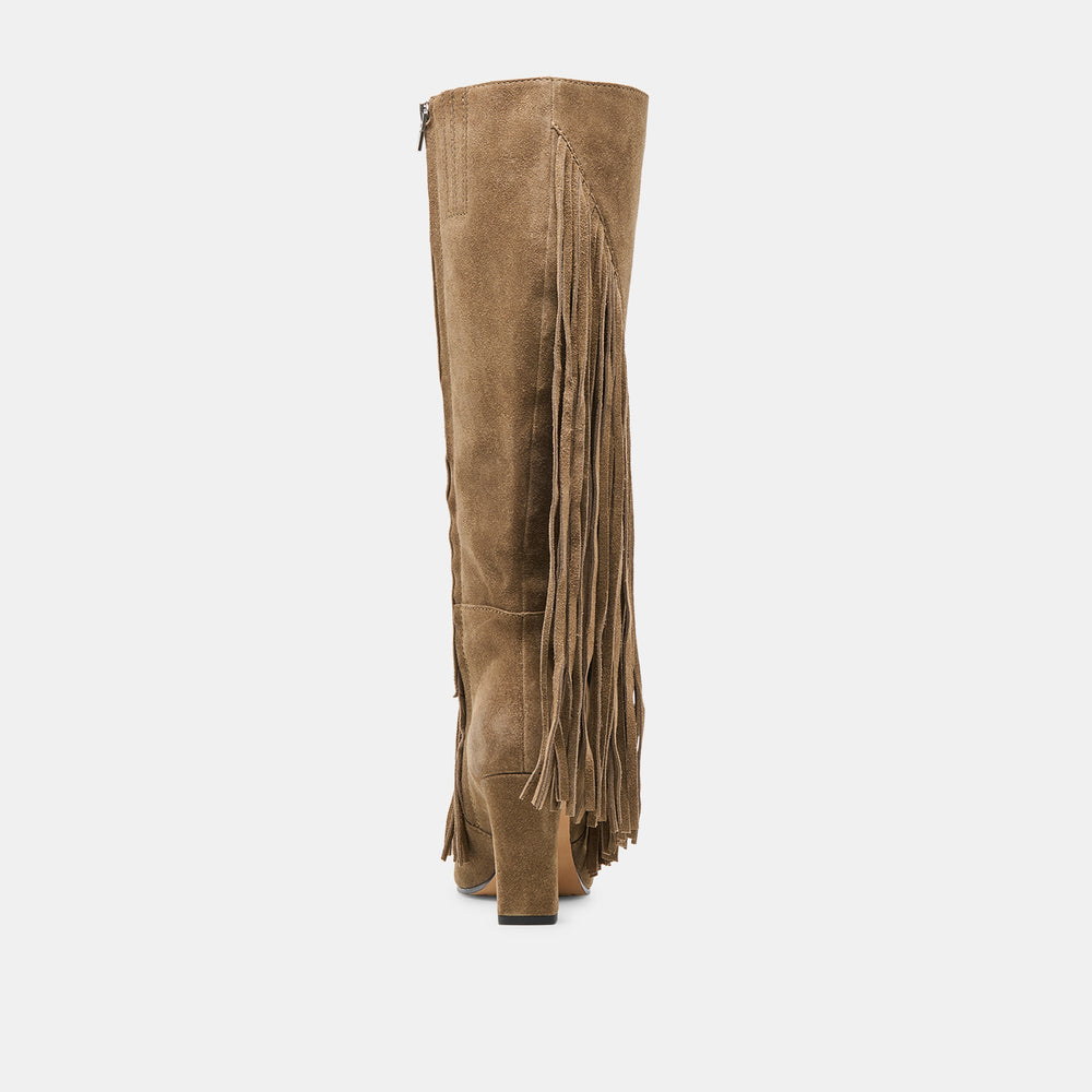 Dolce Vita SHOES | Giano Olive Suede Boots