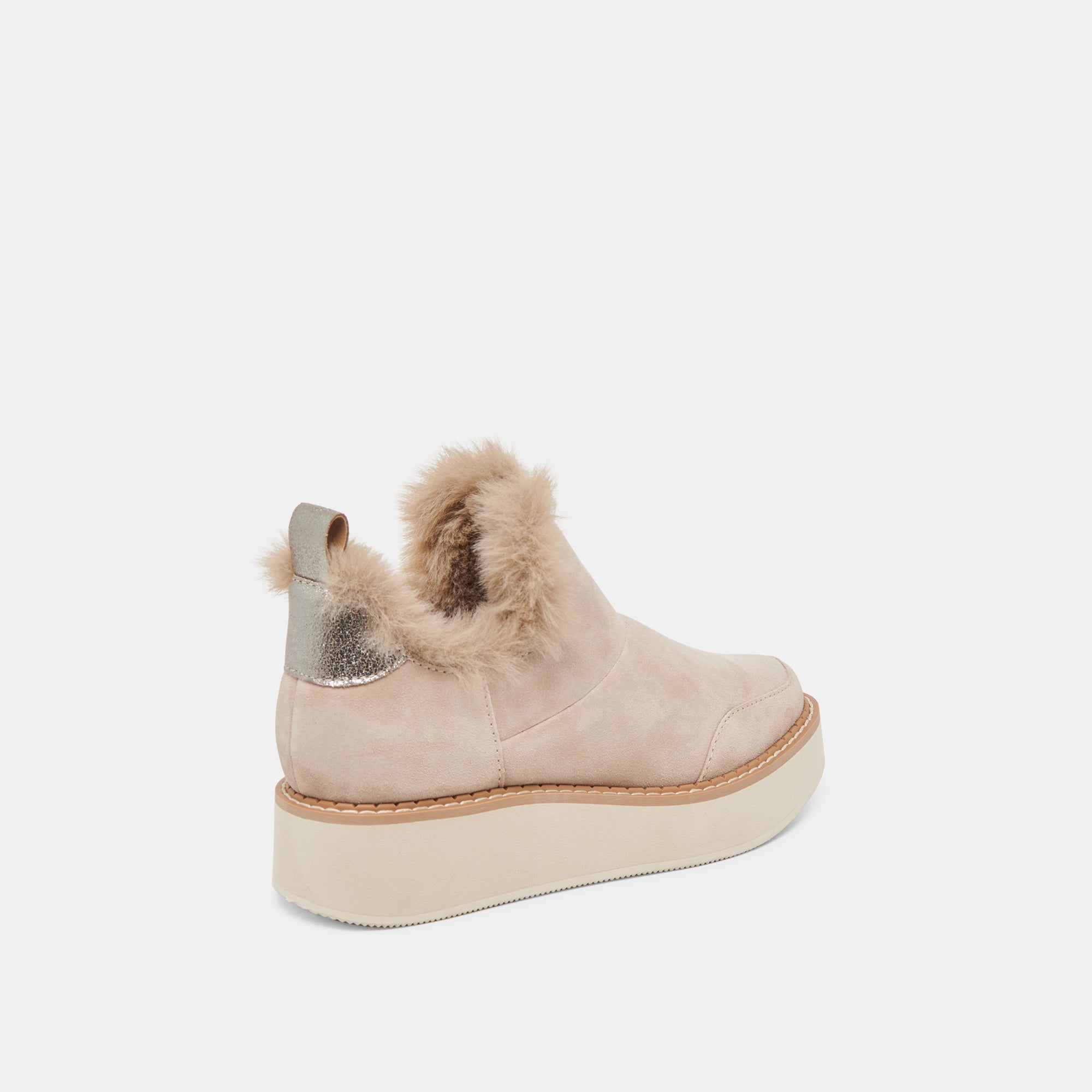 Dolce Vita SHOES | ARDY PLUSH H2O BOOTIES TAUPE SUEDE
 – Dolce Vita