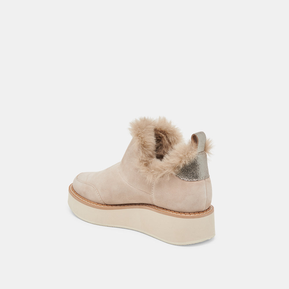 Dolce Vita SHOES | ARDY PLUSH H2O BOOTIES TAUPE SUEDE
 – Dolce Vita