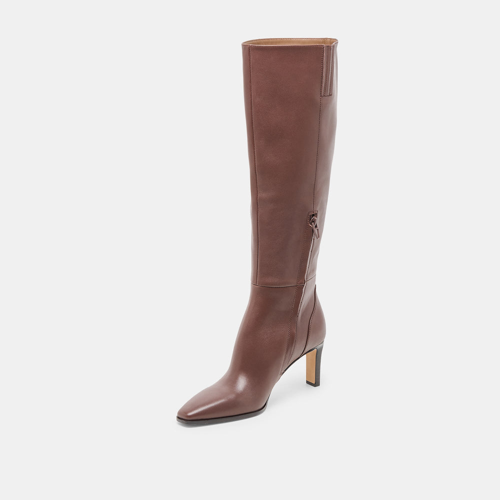 Dolce Vita SHOES | Emmi Chocolate Leather Boots