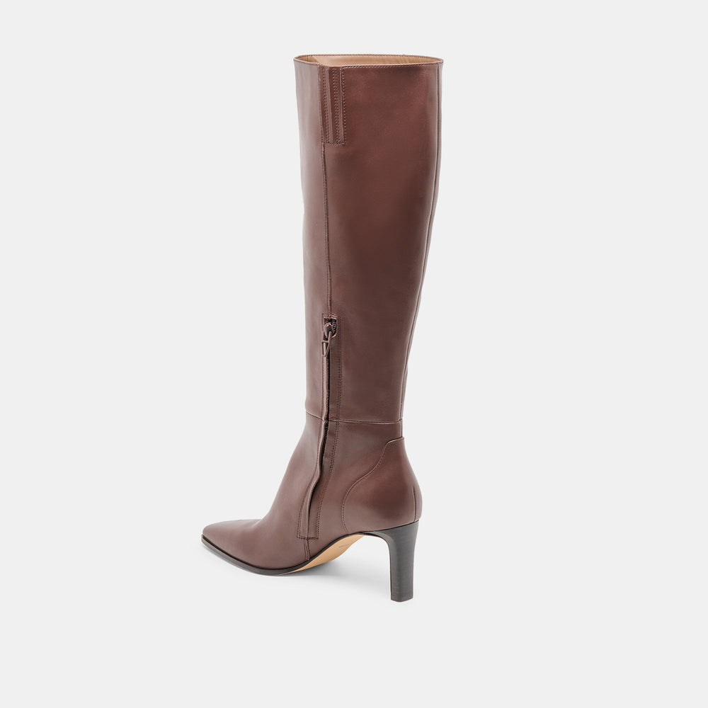 Dolce Vita SHOES | Emmi Chocolate Leather Boots