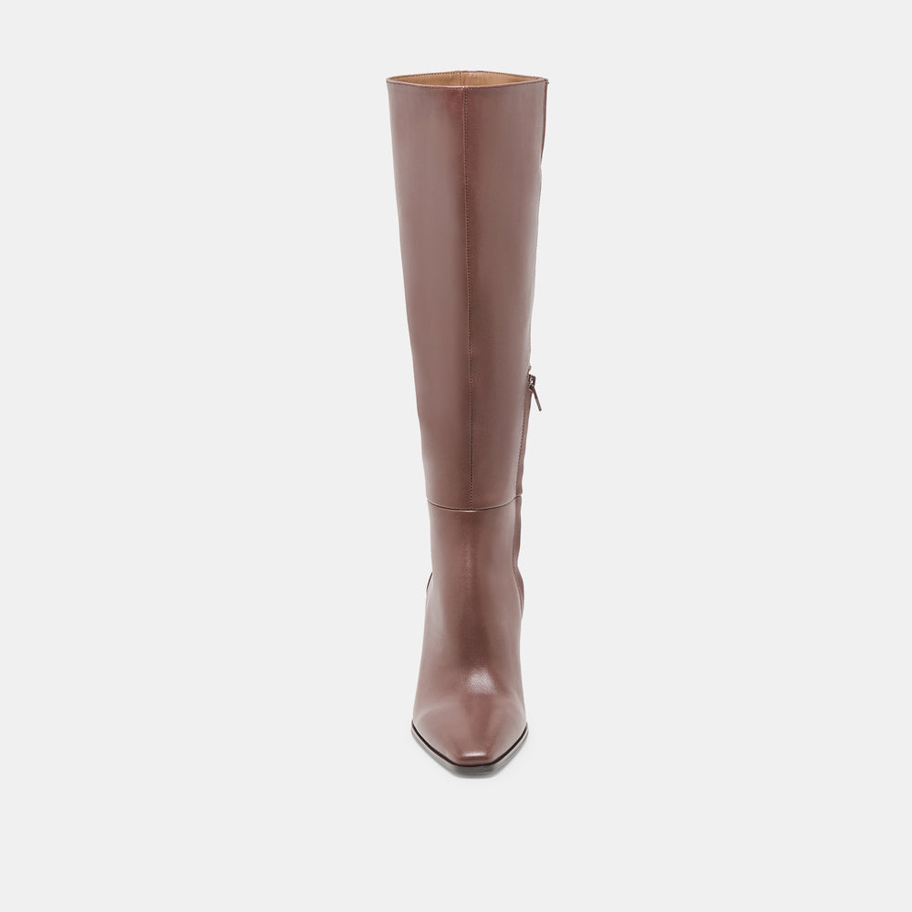Dolce Vita SHOES | Emmi Chocolate Leather Boots