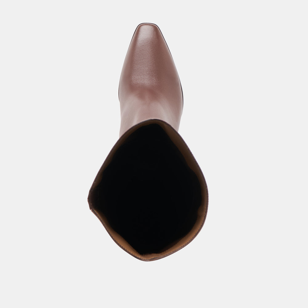 Dolce Vita SHOES | Emmi Chocolate Leather Boots