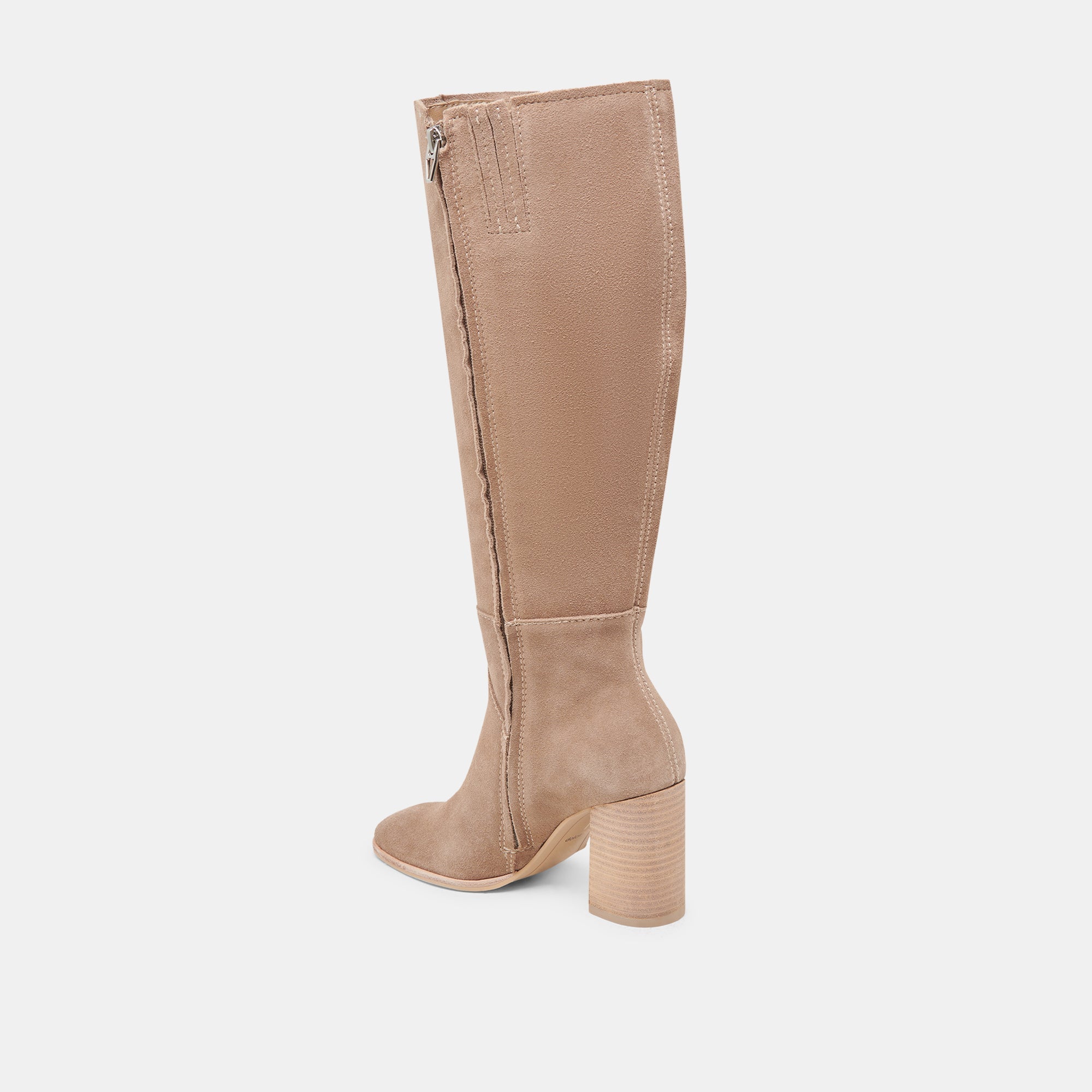 Dolce Vita SHOES | FYNN Wide Calf Boots Truffle Suede | Truffle Suede Knee-High Boots
 – Dolce Vita