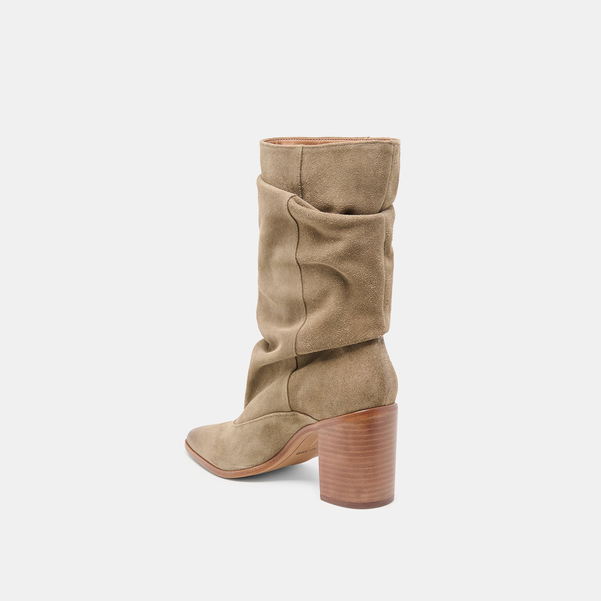 Dolce Vita SHOES | Talina Olive Suede Wide Calf Boots