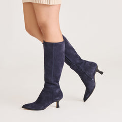 Dolce Vita SHOES | Auggie Navy Suede Boots