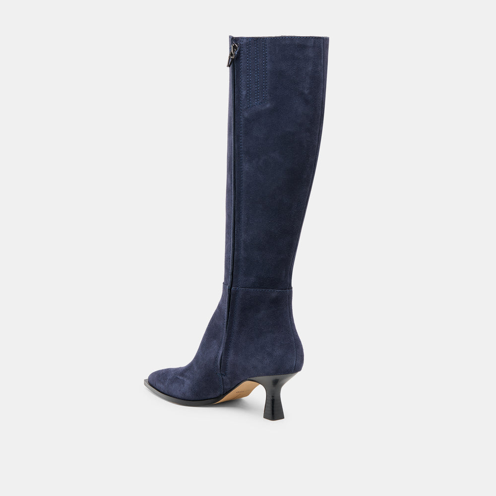 Dolce Vita SHOES | Auggie Navy Suede Boots