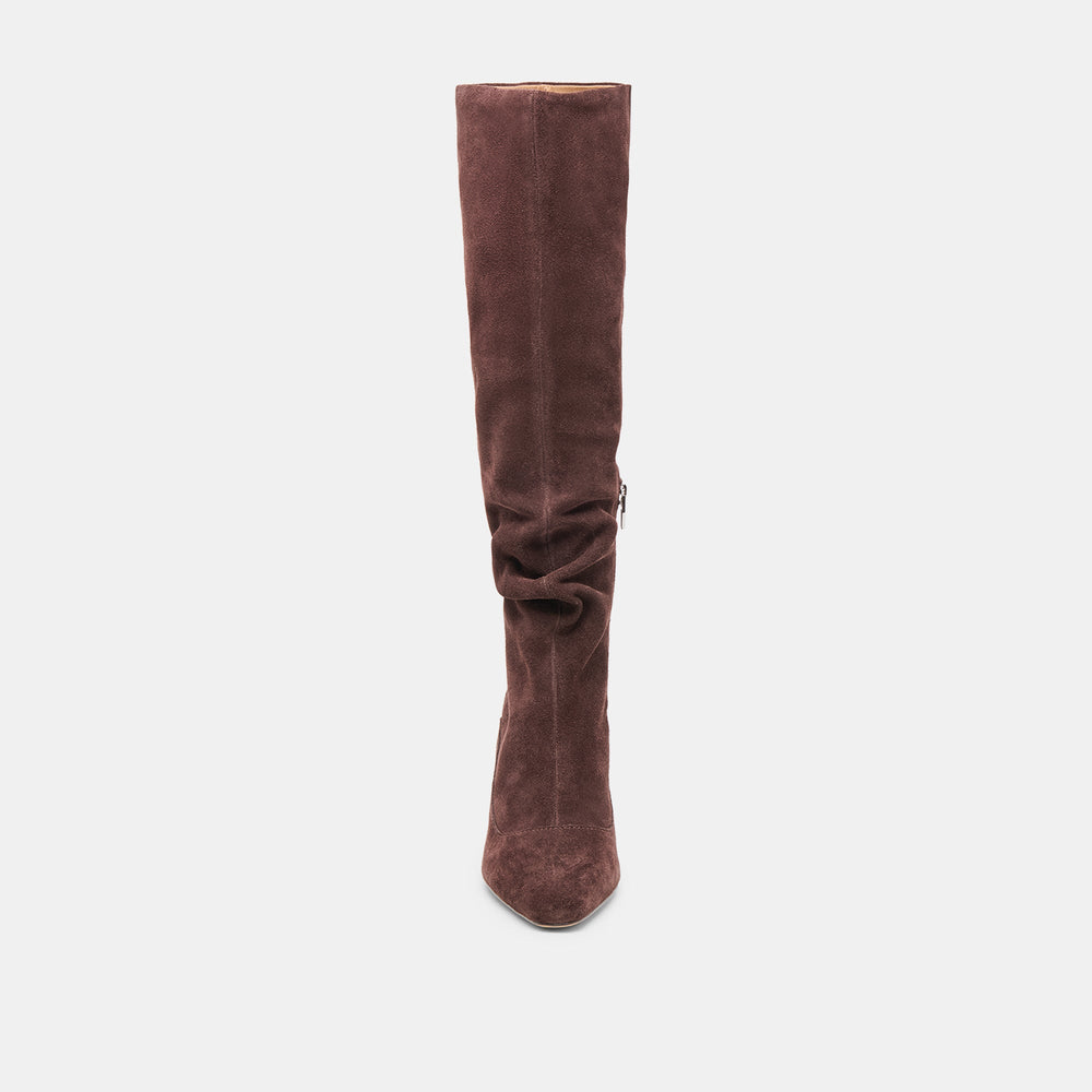 Dolce Vita SHOES | Lousa Mahogany Suede Boots