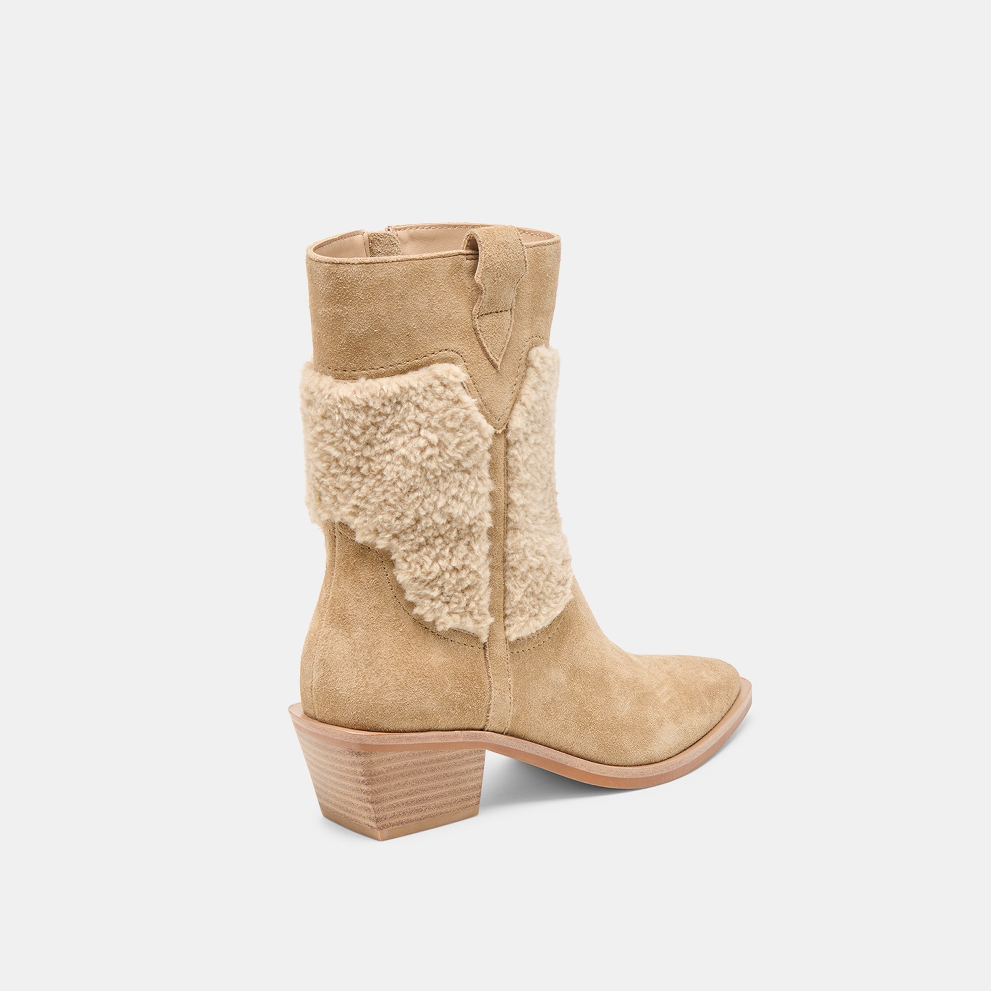 Dolce Vita SHOES | Salil Plush Dk Taupe Suede Boots