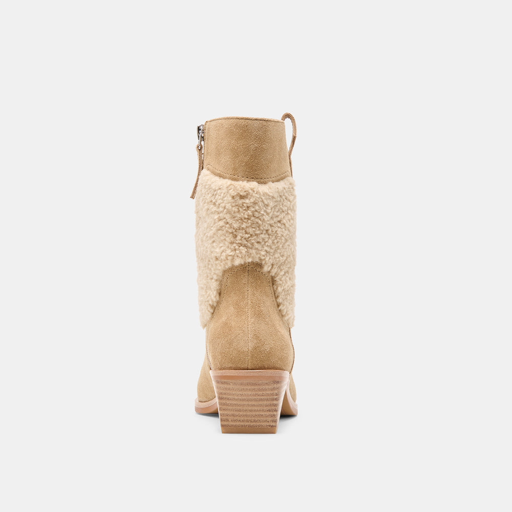 Dolce Vita SHOES | Salil Plush Dk Taupe Suede Boots