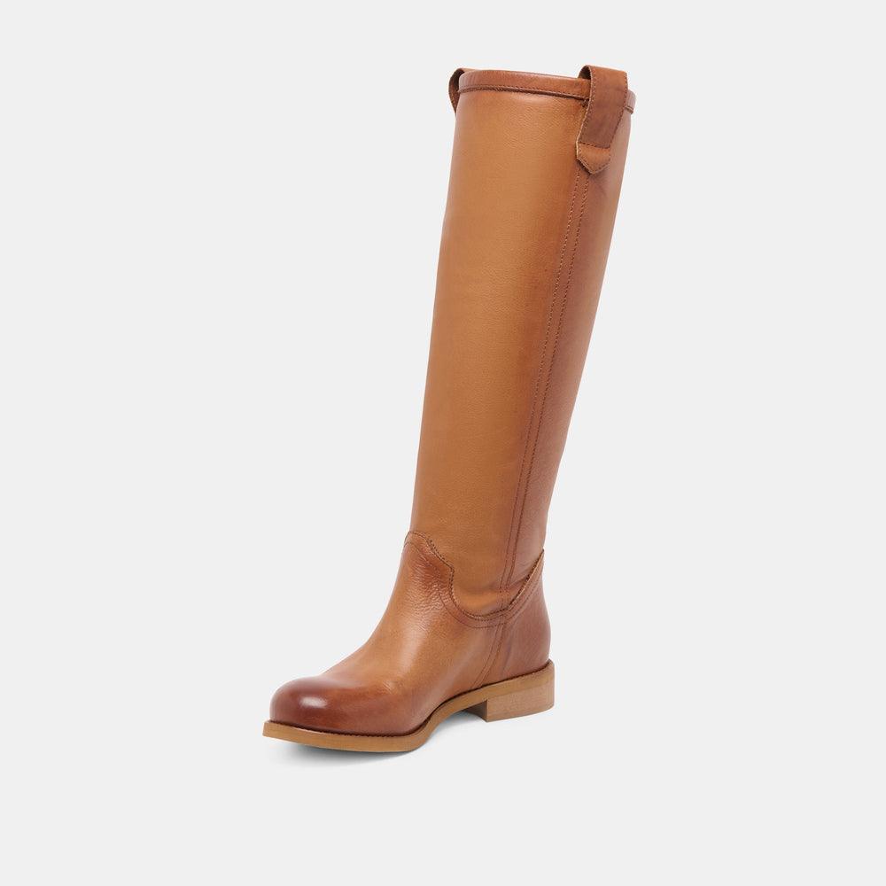 Dolce Vita SHOES | Ramzy Cognac Leather Boots