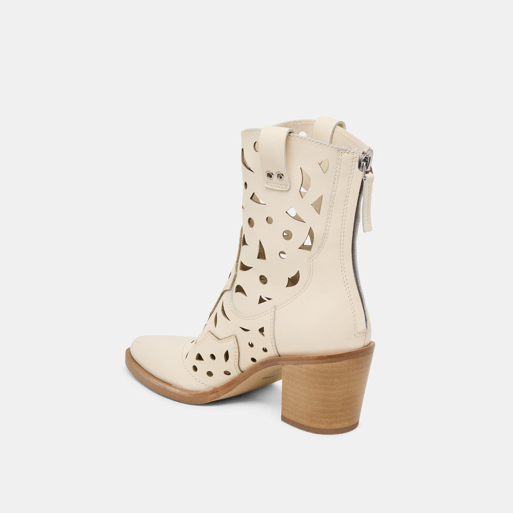 Dolce Vita SHOES | Zenobi Off White Leather Booties