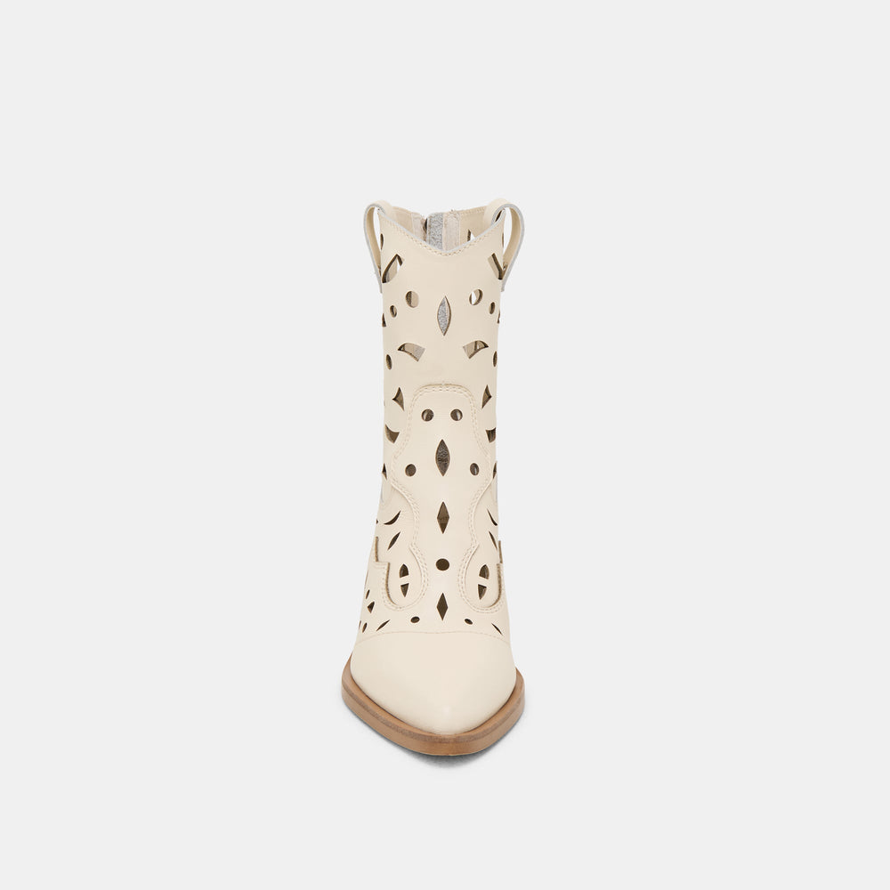 Dolce Vita SHOES | Zenobi Off White Leather Booties