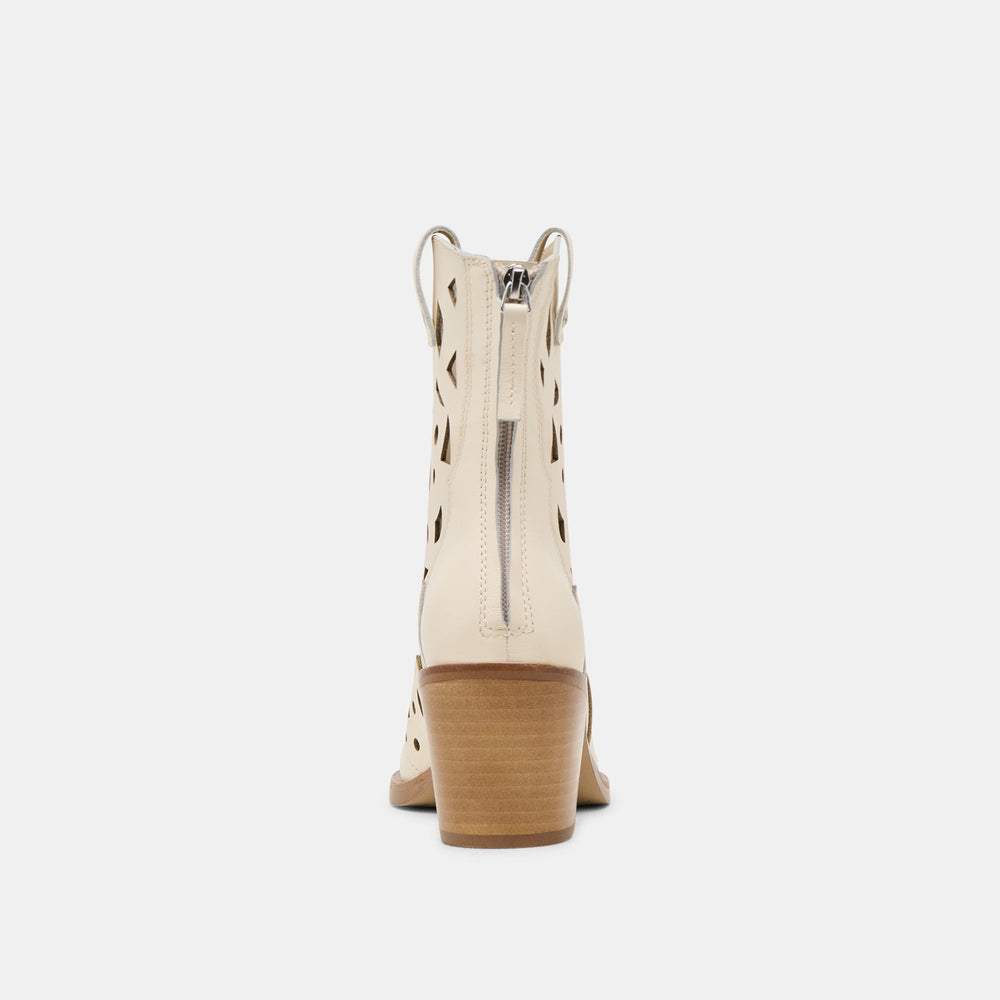Dolce Vita SHOES | Zenobi Off White Leather Booties