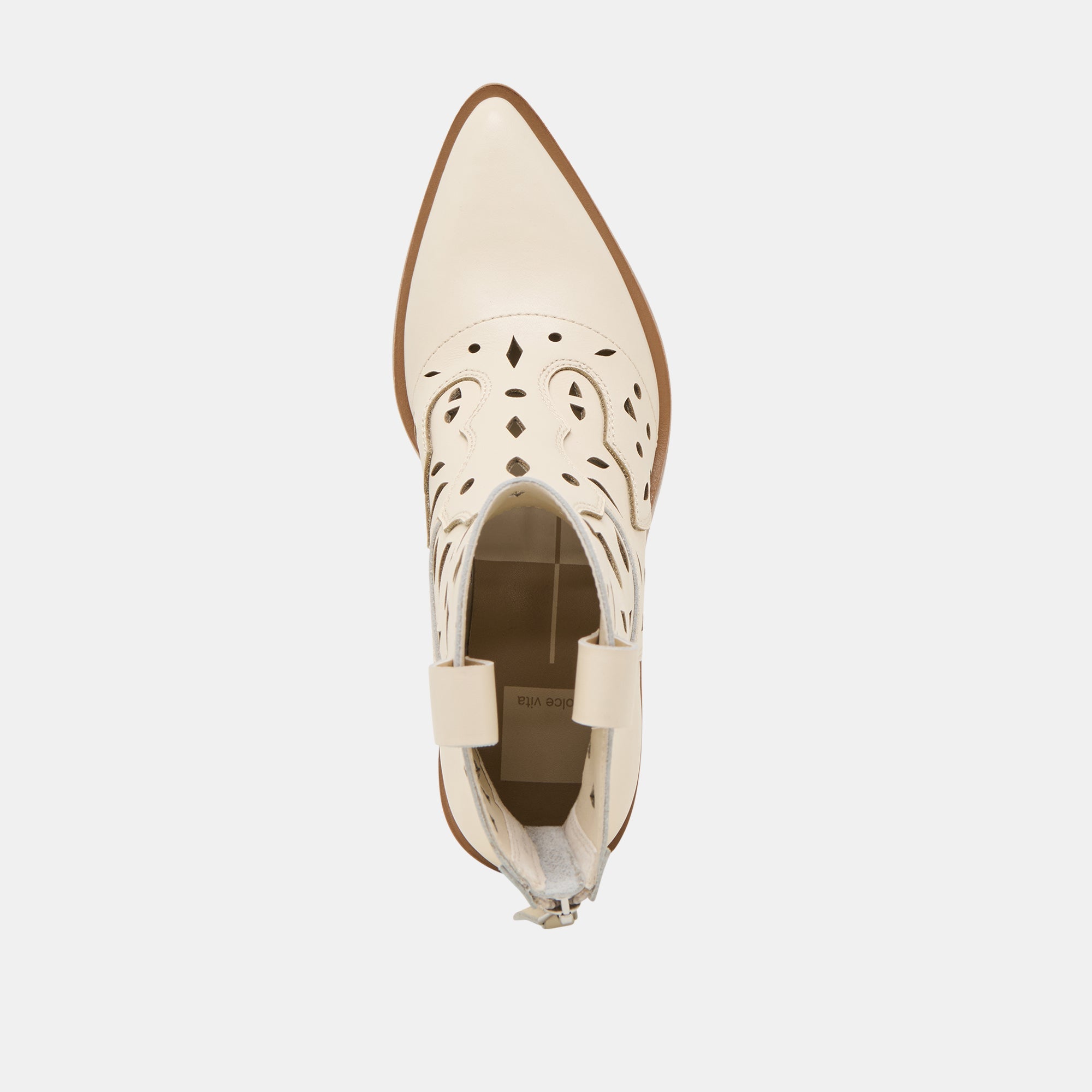 Dolce Vita SHOES | Zenobi Off White Leather Booties