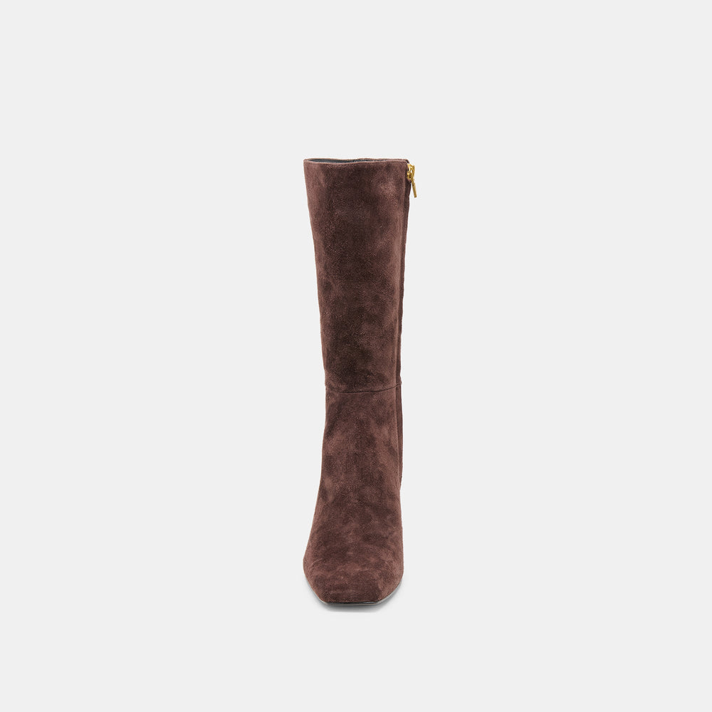 Dolce Vita SHOES | Riggs Mahogany Suede Boots