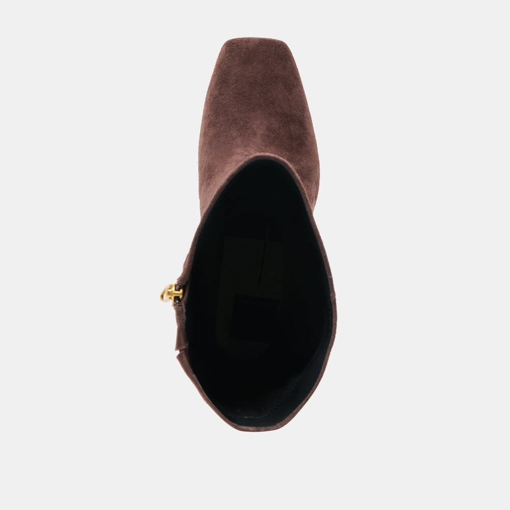 Dolce Vita SHOES | Riggs Mahogany Suede Boots