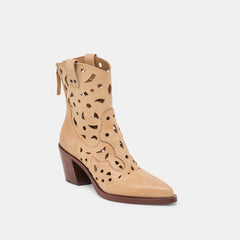 Dolce Vita SHOES | Zenobi Camel Distressed Leather Booties