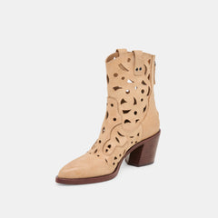 Dolce Vita SHOES | Zenobi Camel Distressed Leather Booties