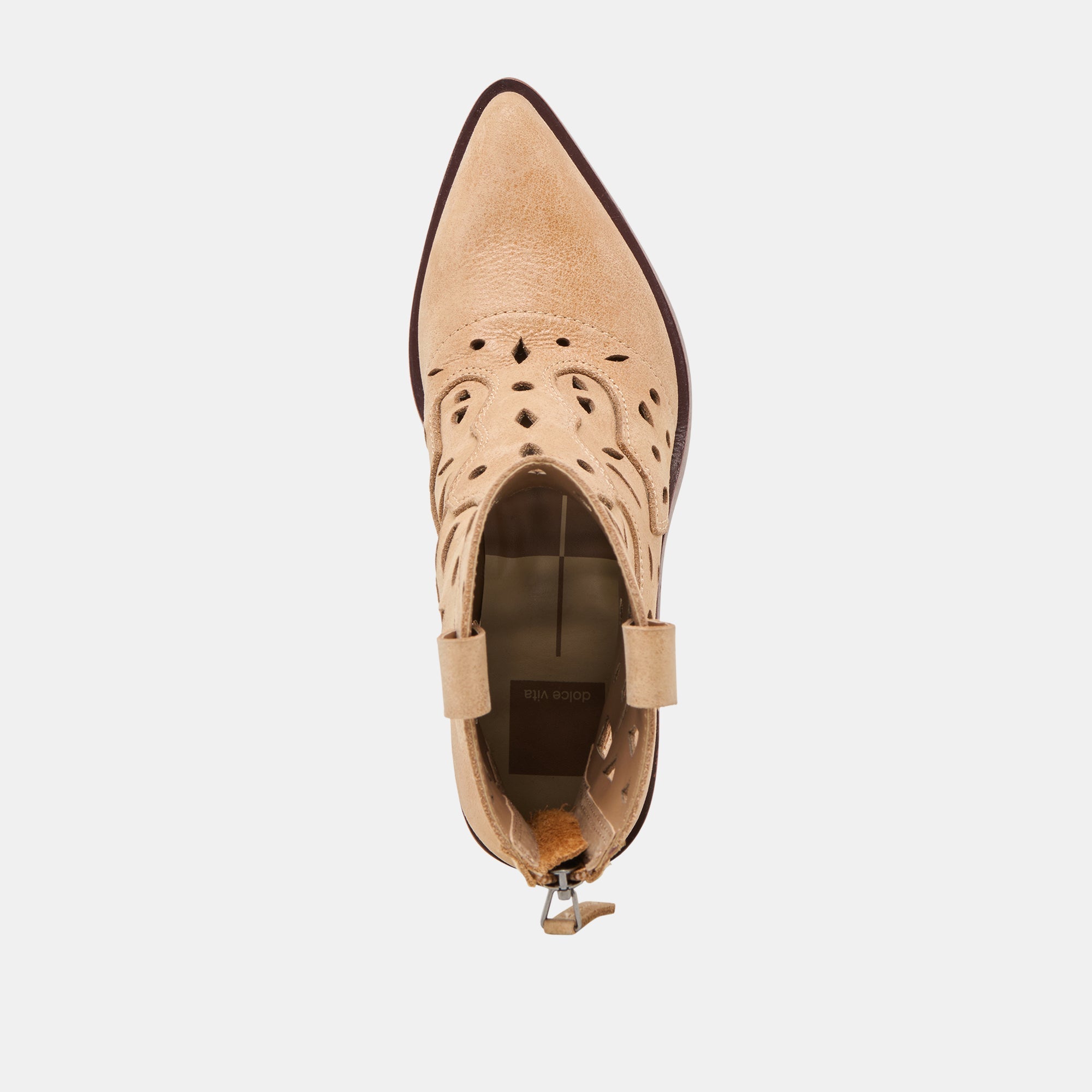Dolce Vita SHOES | Zenobi Camel Distressed Leather Booties