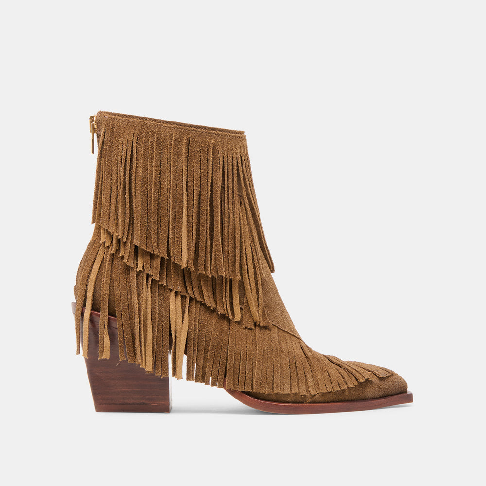 Dolce Vita SHOES | Torey Chestnut Suede Booties