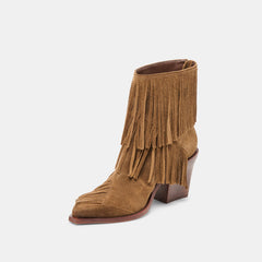 Dolce Vita SHOES | Torey Chestnut Suede Booties