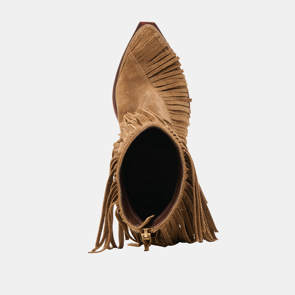 Dolce Vita SHOES | Torey Chestnut Suede Booties