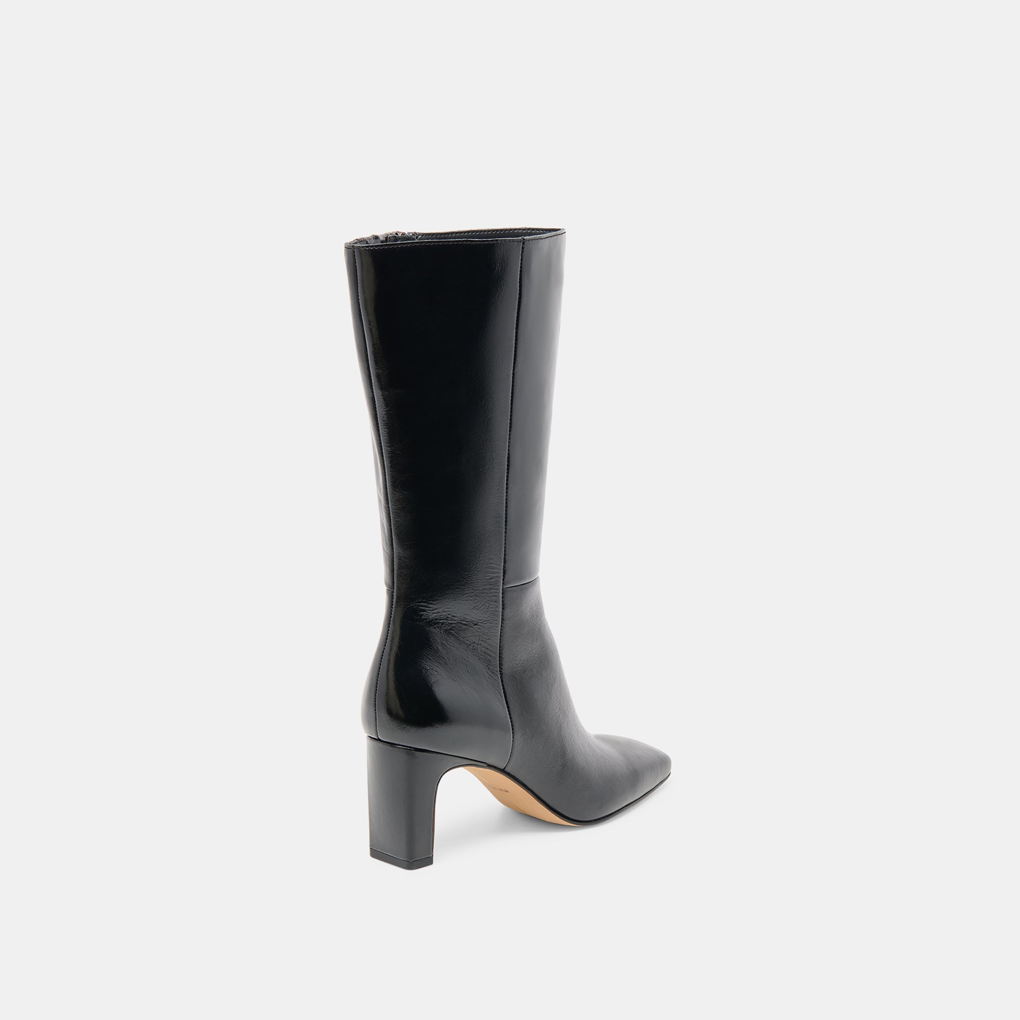 Dolce Vita SHOES | Riggs Wide Calf Black Leather Boots