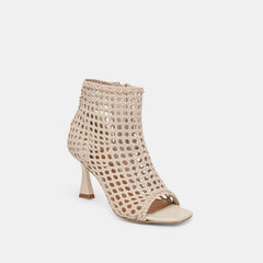 Dolce Vita SHOES | Quin Bone Woven Leather Heels
