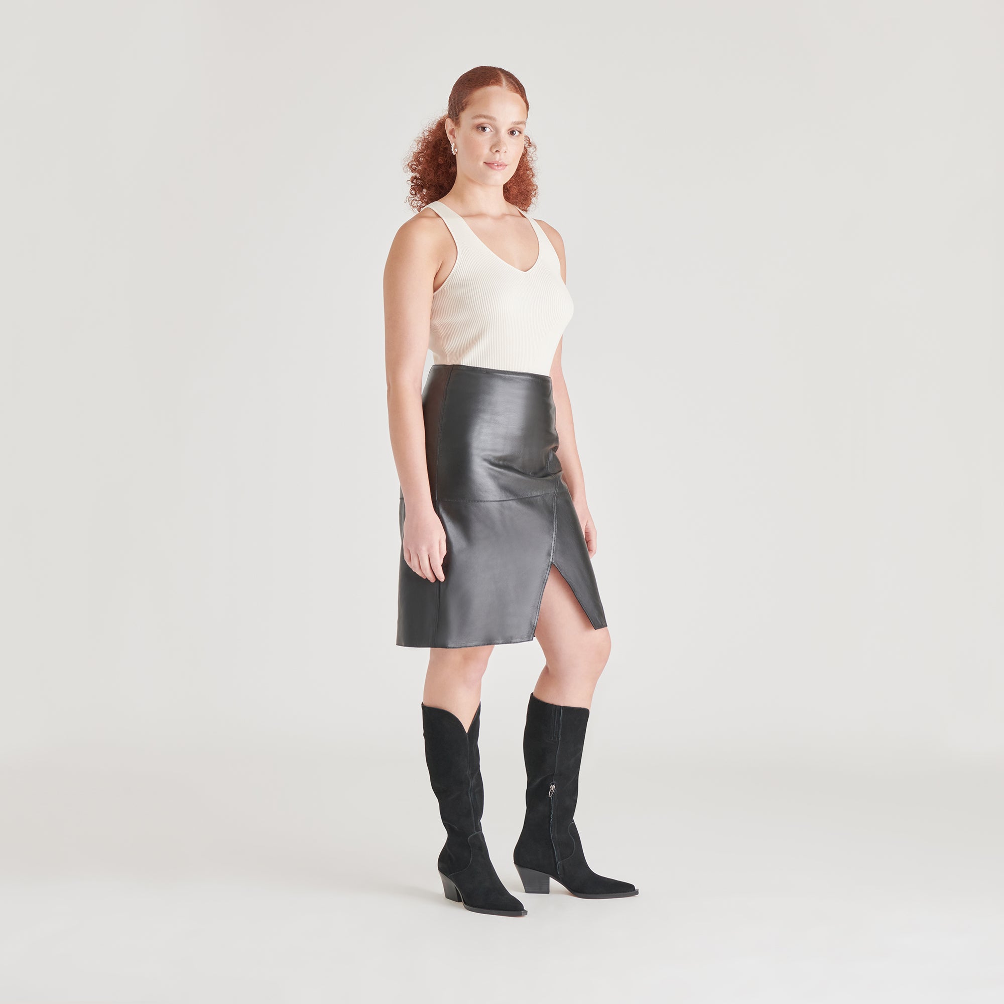 Dolce Vita SHOES | Raj Boots in Onyx Suede | Women's Onyx Suede Knee-High Boots
 – Dolce Vita