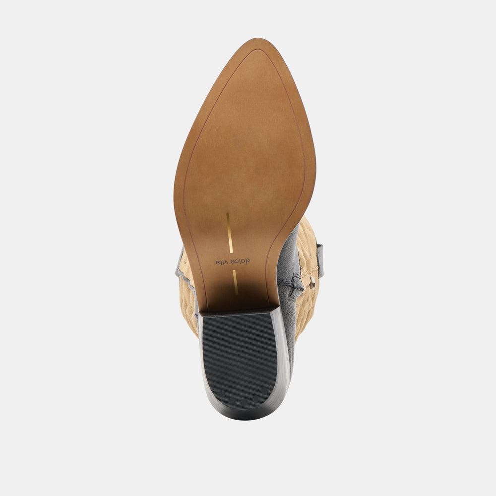 Dolce Vita SHOES | Mirla Black Multi Leather Boots