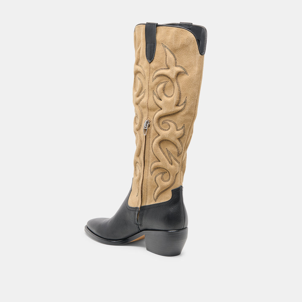 Dolce Vita SHOES | Mirla Black Multi Leather Boots
