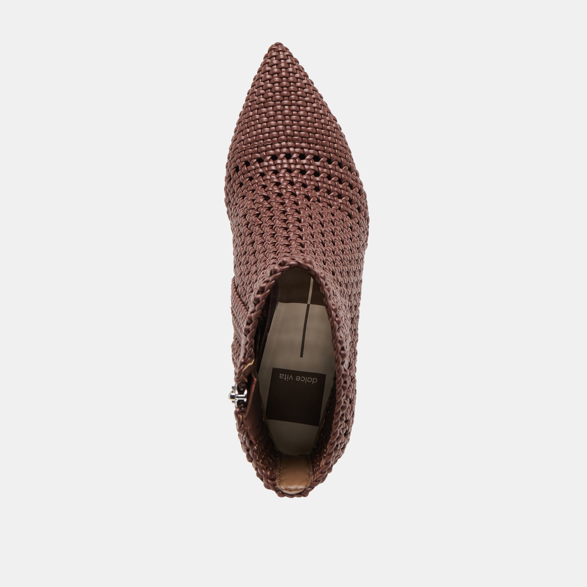 Dolce Vita SHOES | Embry Brown Woven Stella Booties