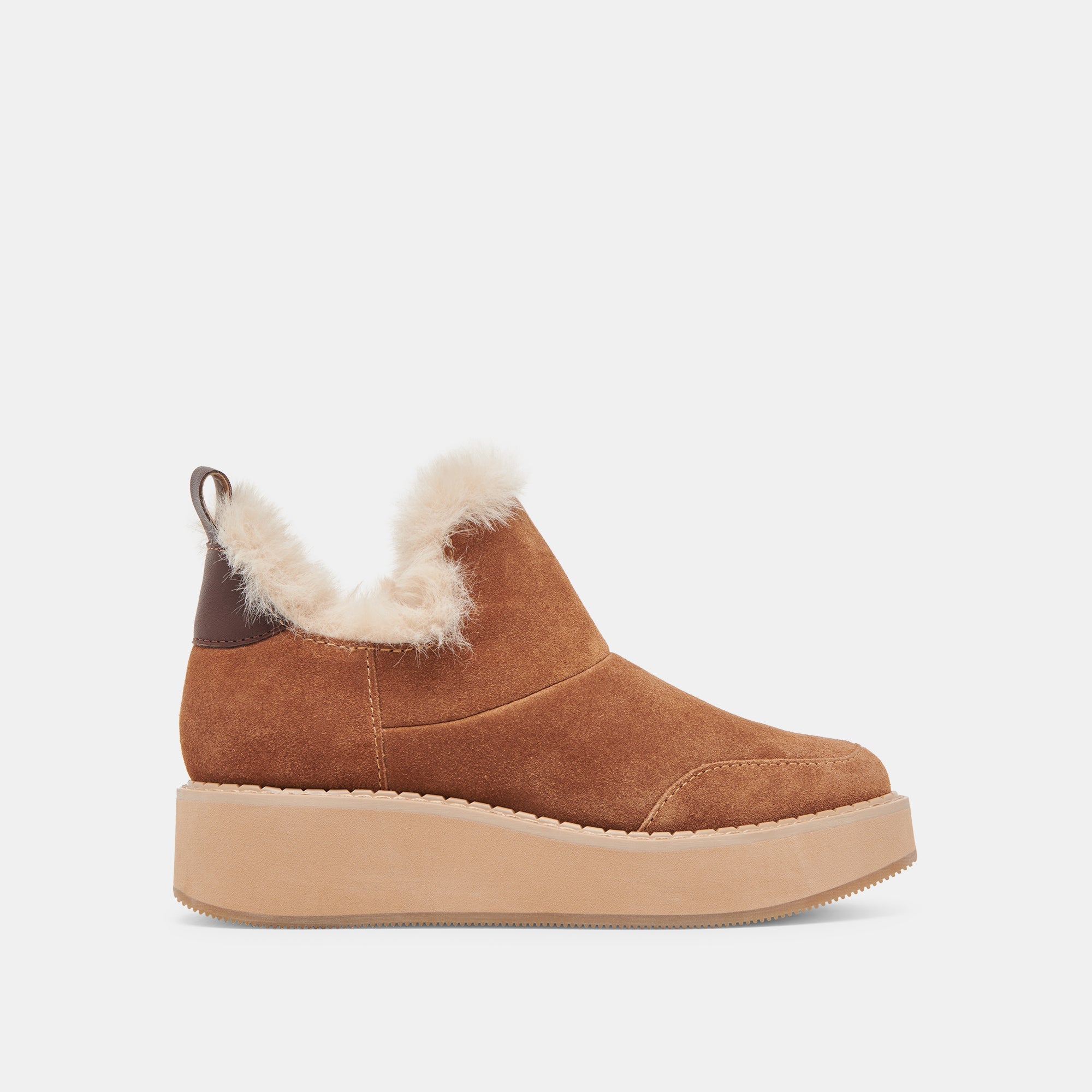 Dolce Vita SHOES | ARDY PLUSH H2O BOOTIES PECAN SUEDE
 – Dolce Vita