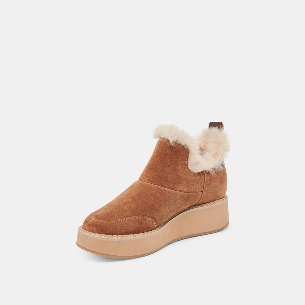 Dolce Vita SHOES | ARDY PLUSH H2O BOOTIES PECAN SUEDE
 – Dolce Vita