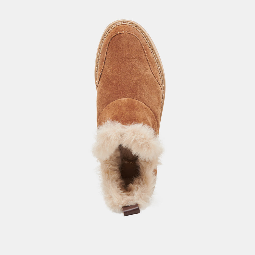 Dolce Vita SHOES | ARDY PLUSH H2O BOOTIES PECAN SUEDE
 – Dolce Vita