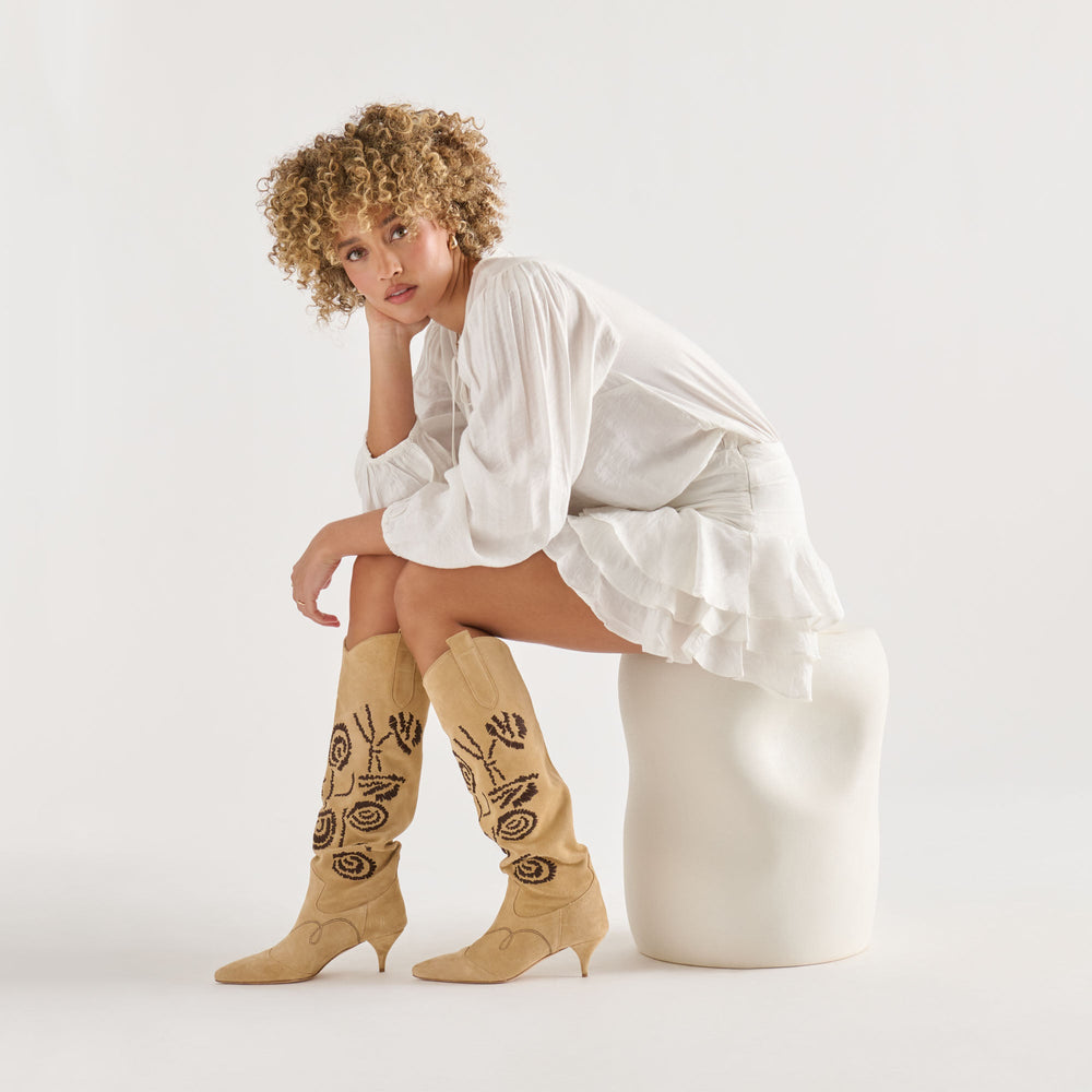 Dolce Vita SHOES | Wilde Sand Suede Boots